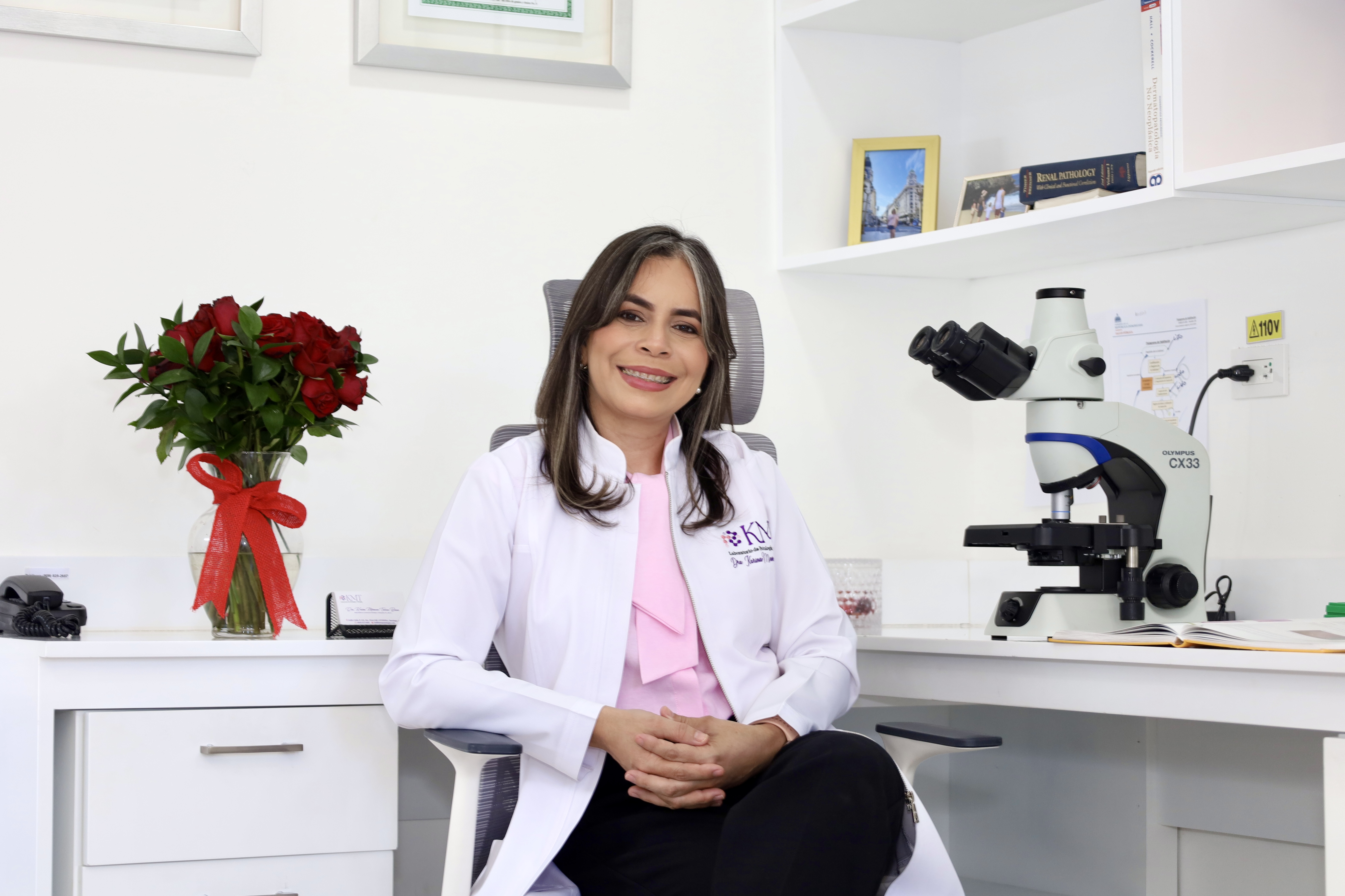 Dra. Karina Minerva Taveras, directora del laboratorio